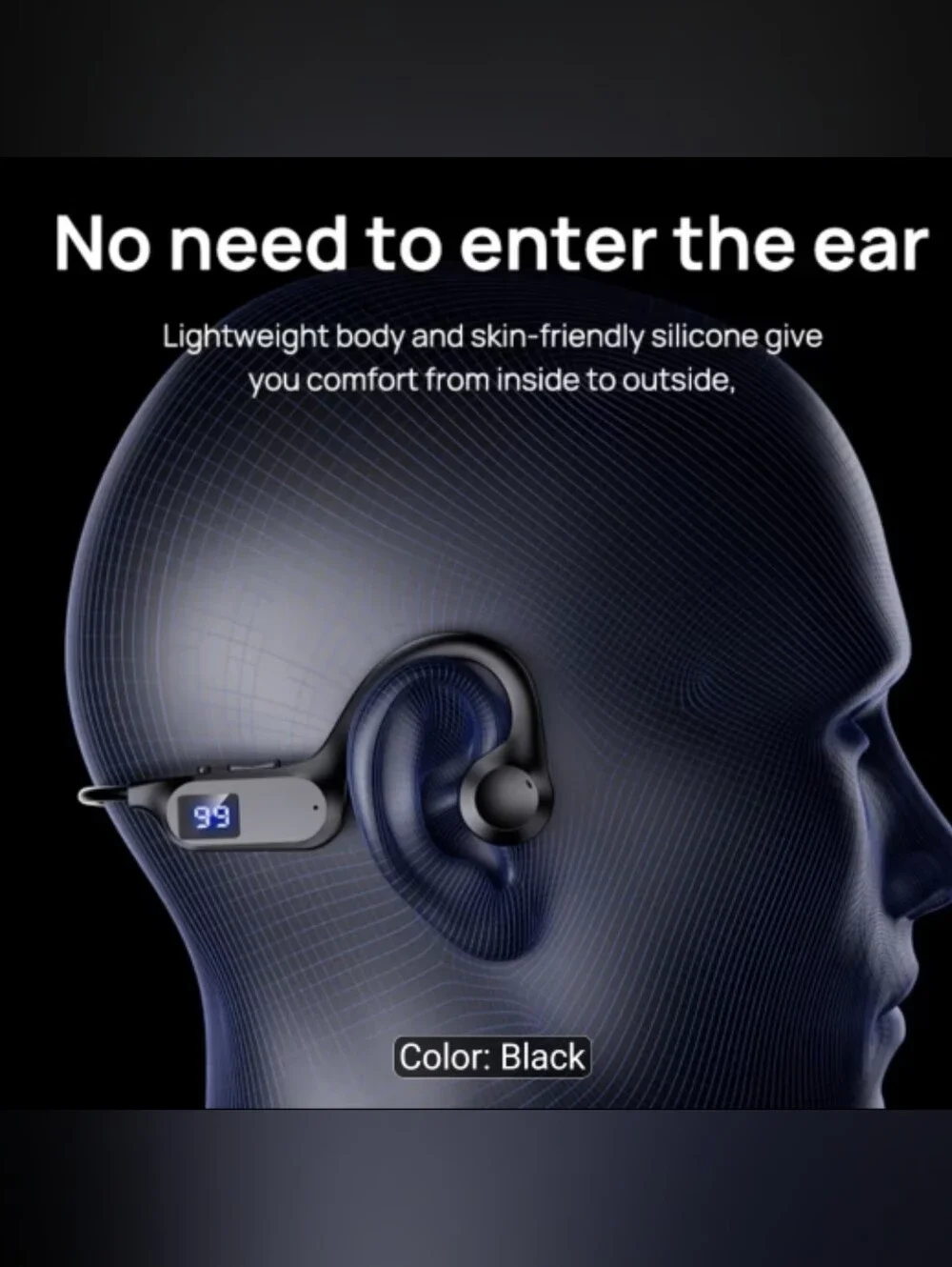 Bone Conduction Open-Ear Bluetooth Sports Headphones